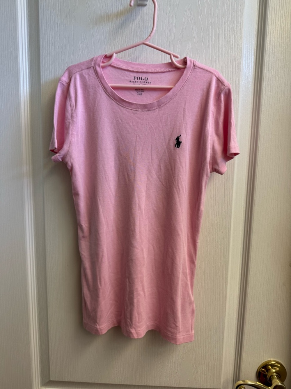 Polo by Ralph Lauren Light Pink Crew Neck Tee
